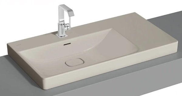 Vitra 7528B020-0973 Metropole Çanak lavabo, 90cm Mat Bej